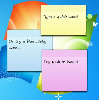 sticky notes app windows 7